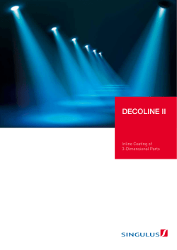DECOLINE II - Singulus Technologies