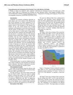 Serpentinization and carbonation of the Martian Crust with chlorine