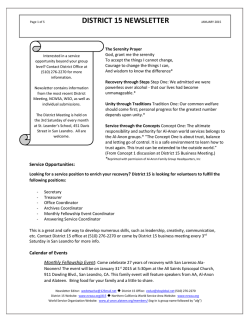 January 2015 (PDF) - Al-Anon and Alateen Northern California