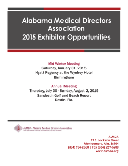 to download the ALMDA 2015 Vendor Prospectus.