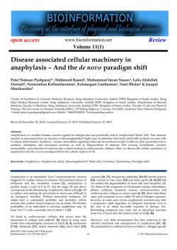 PDF - Bioinformation