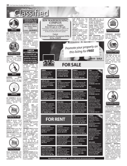 Classified - Gulf Daily News