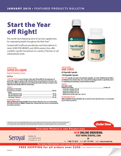 Start the Year off Right!