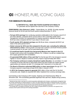 4Q14 Earnings Release