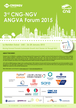 CNG Dubai 2015- Brochure - CNG