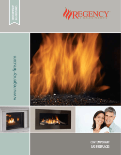 Brochure - Regency Fireplace Products