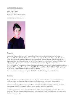 download cv - Marguerite Humeau