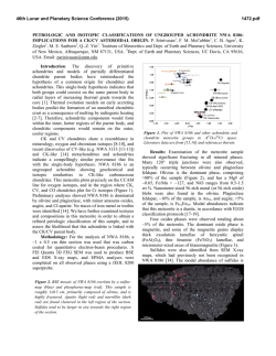 Petrologic and Isotopic Classification of Ungrouped Achondrite NWA