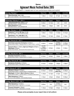 Festival Dates 2015 Final (I hope!)