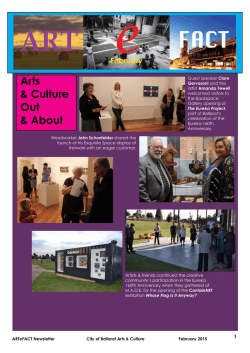 to download the latest Arts Calendar for Ballarat