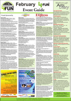 February Event Guide