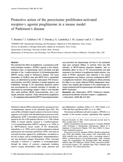 Protective action of the peroxisome proliferator