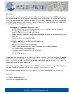 HERE - Nisei Student Relocation Commemorative Fund