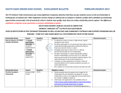 institutional scholarships