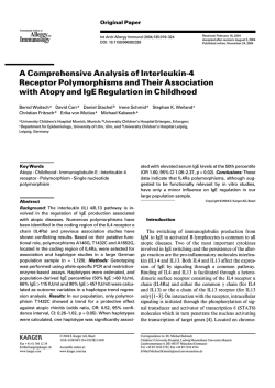 A Comprehensive Analysis of Interleukin-4 Receptor