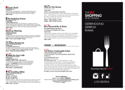 GERRINGONG GERROA KIAMA - Best Shopping + Dining