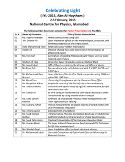 here - National Centre for Physics