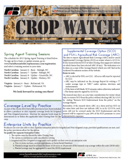 January 2015 - American Farm Bureau Insurance