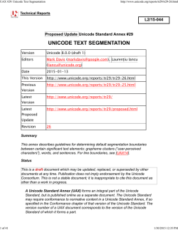 L2/15-044 - Unicode Consortium