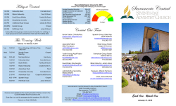 Church Bulletin PDF - Sacramento Central Seventh