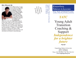 Young Adult Transition Coaching