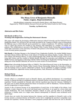 The Many Lives of Benjamin Disraeli: Fame