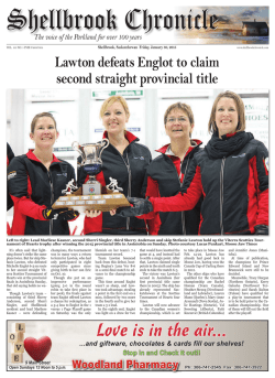 January 31, 2015 - Shellbrook Chronicle