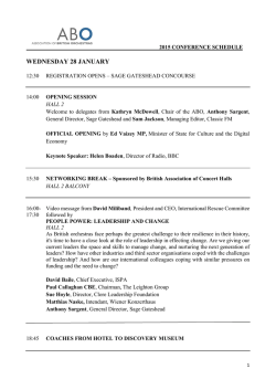 2015 conference timetable download