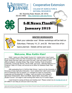 January 2015 - Cooperative Extension