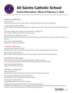 All Saints Catholic School