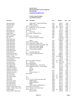 NOS List.xlsx - Cascade Classics
