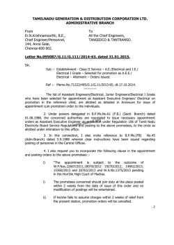 TAMIL NADU ELECTRICITY BOARD