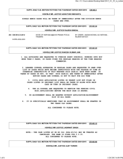 29/01/2015 - High Court of Punjab and Haryana