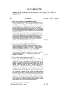 Annexure I - Bank Of India