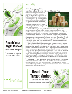 Eco-Fireplace Tips - MileHighNaturalAwakenings.com