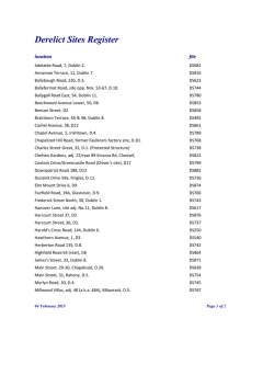Derelict Sites Register