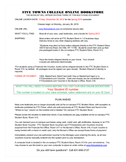 Spring 2015 (PDF) - Five Towns College