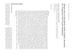 Merger rates in hierarchical models of galaxy formation. II