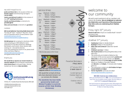 Read the latest newsletter - Borehamwood and Elstree Synagogue