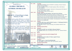 Program - Golda Meir Mount Carmel International Training Center