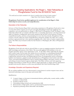 Roger L. Hale Fellowship