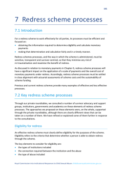 Ch 2 - What we have done - Royal Commission into Institutional