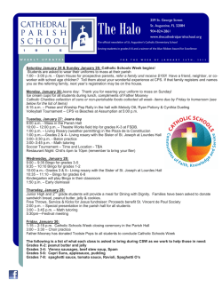 The Halo - Cathedral Parish School