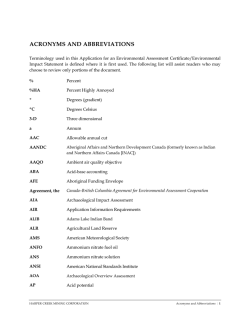 Acronyms and Abbreviations