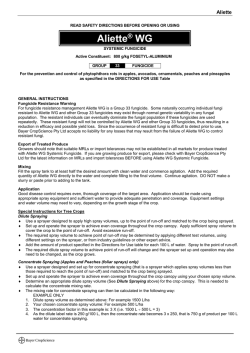 Aliette WG Systemic Fungicide