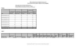 Pre-Trial Services Weekly Register