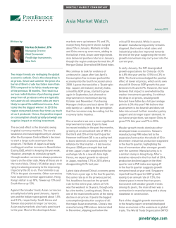 Asia Market Watch - PineBridge Investments