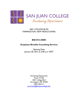 Bid Doc - San Juan College