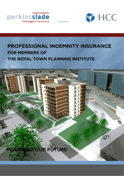 RTPI Policy Wording - RTPI insurance hub