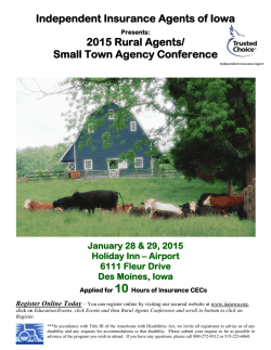 2015ruralagentsupdates